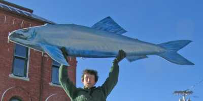 Bill Schaefer holding his Sardine (2008)