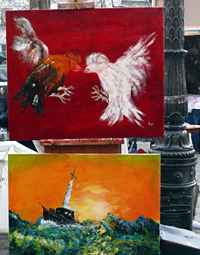 Paintings For Sale in Montmartre (2009)