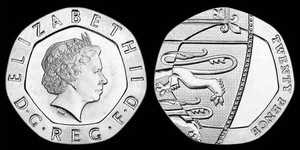 Matthew Dent for Royal Mint - All Change 20p coins (2008)