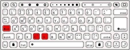 Ctrl+c / Ctrl+v