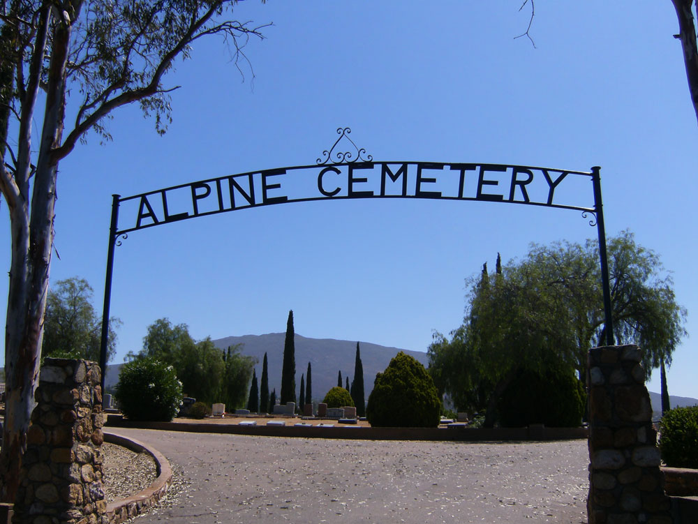 A Morbid Fascination Alpine Cemetery, Alpine, California
