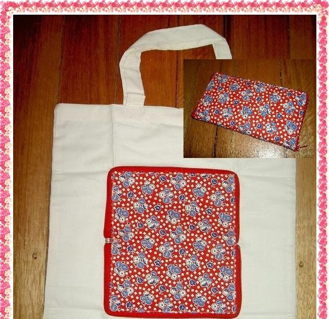 Heart of Mary TUTORIAL How to Make a Fold 'n Zip Shopping Bag