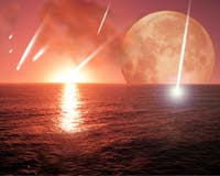 Earth's early atmosphere of nitrogen, methane and carbon dioxide was too toxic for human life