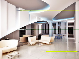 Lobby Lift di Apartemen THE EDGE