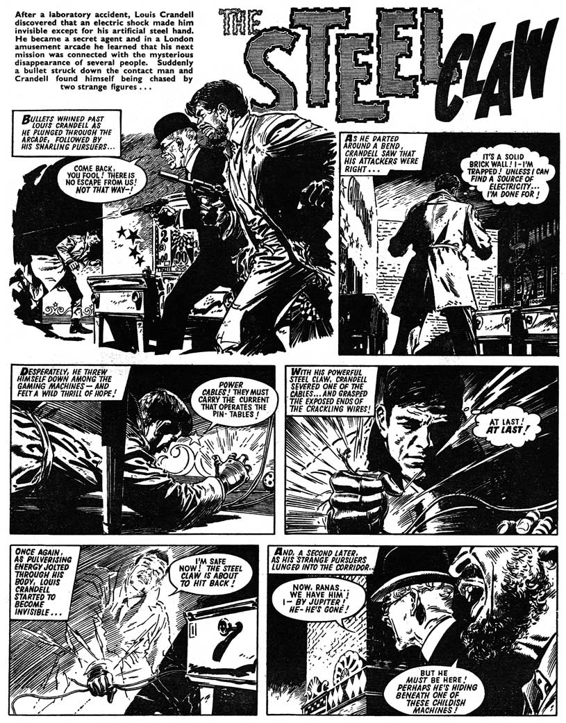British Comic Art The Steel Claw