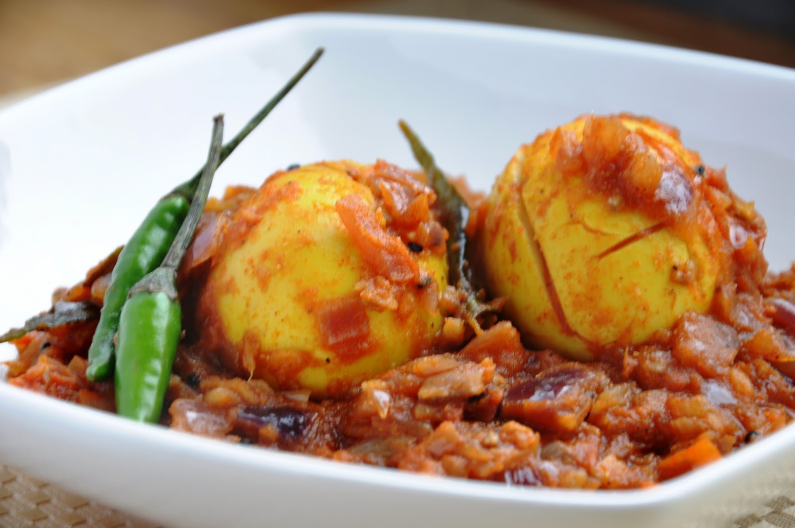 Spicy Egg Masala... for those cold winter days! | Honey, Whats Cooking