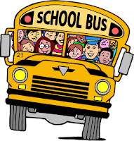 a school bus approaching.