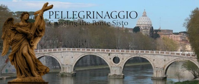 Pellegrinaggio | crossing the Ponte Sisto