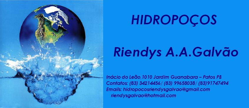 HIDROPOÇOS– Riendys A.A.Galvão
