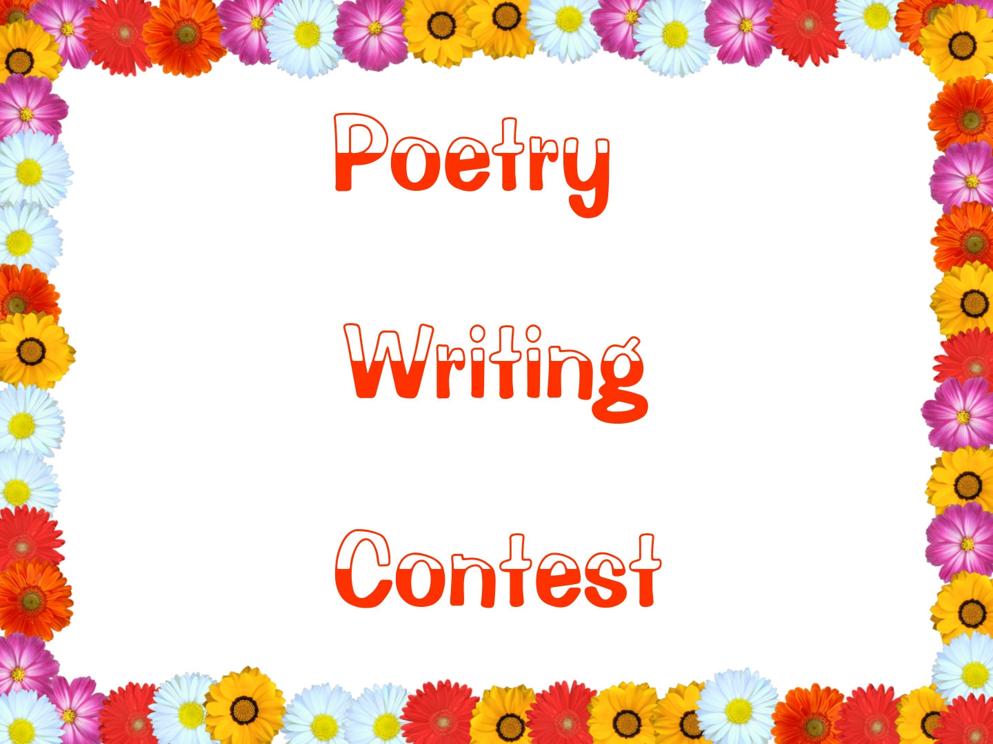 The Voice Of Primrose Poetry Writing Contest!