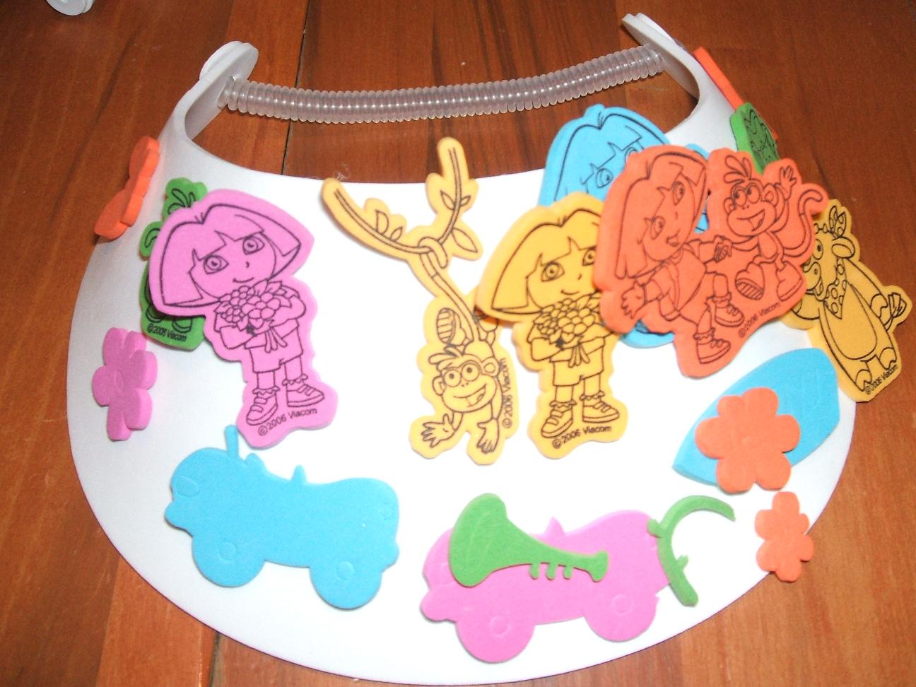 Preparing Your Child for Preschool Decorating Sun Visors & Other Foam Hats