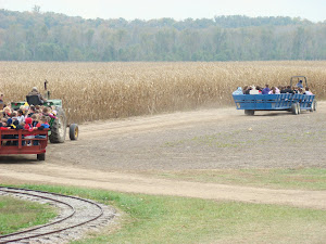 Tractors to Pumpkin Field