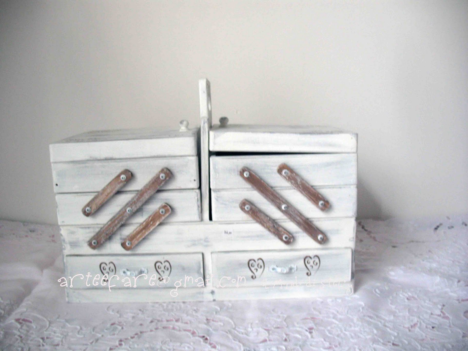 Art&fare: porta cucito shabby Portaspezie shabby
