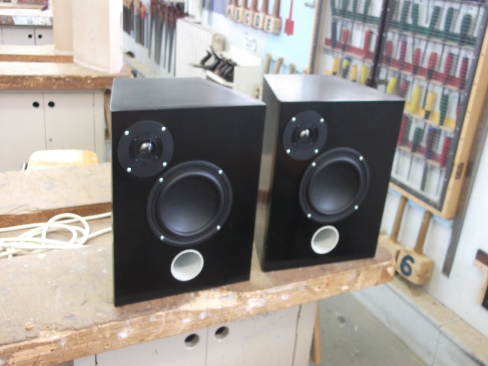 Speaker Design PICS TESTING SPEAKERS AND TUNING PORT