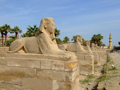 The Sphinx Avenue at Luxor Temple