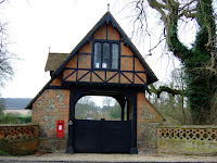 An entry gate at Chequers