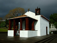 Storm clouds over the chapel