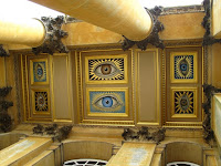 Blenheim Palace restored portico eyes