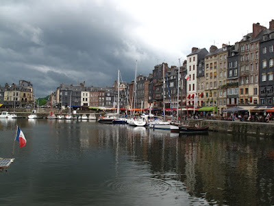 Storm clouds over Vieux Basin, Honfleur