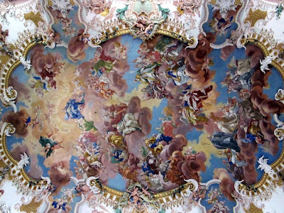 Stiftskirche ceiling at Wilhering Abbey