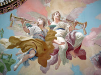 Ceiling detail at Stiftskirche in Wilhering Abbey