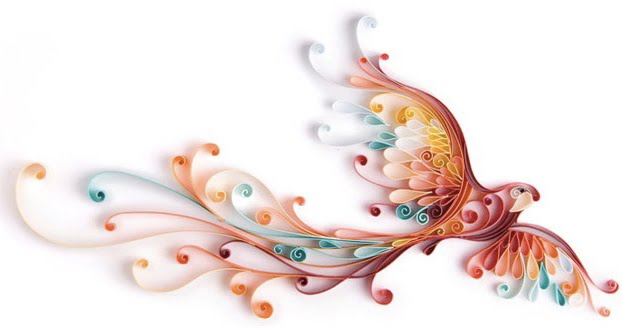 Phoenix Paper Quilling Birds