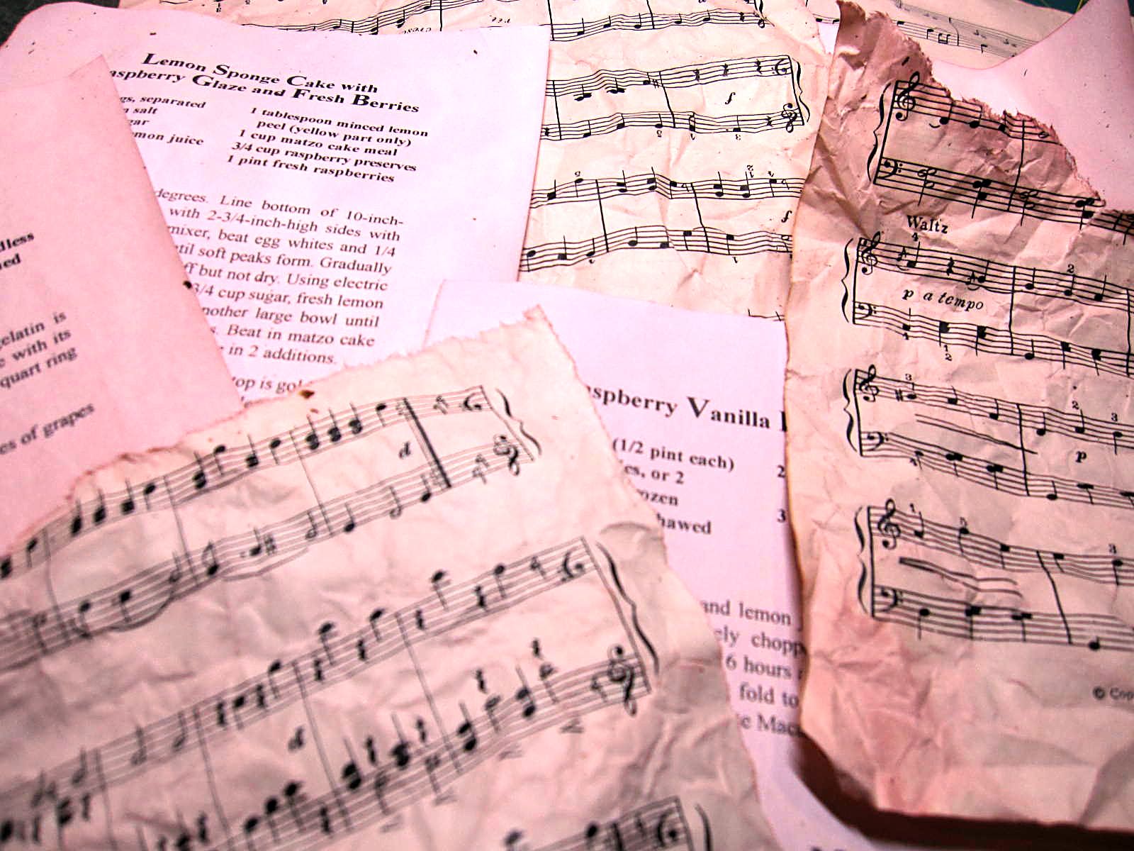 Pink Sheet Music
