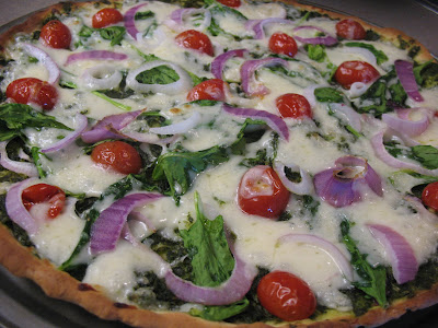 Bayram ve Bir Pizza Vegeterian+pesto+pizza