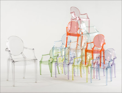 Contemporary Seating on Modern Stackable Chairs