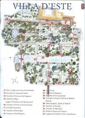 Villa D'Este Map