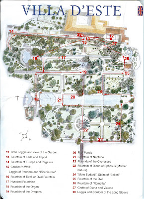 Villa D'Este Brochure and Map