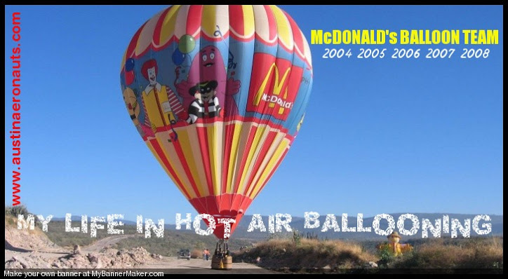 My Life in Hot Air Ballooning