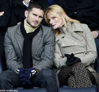 Chelsea star Frank Lampard with his mother, Pat