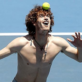 Andy Murray shirtless