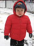 Quinn's first snow day