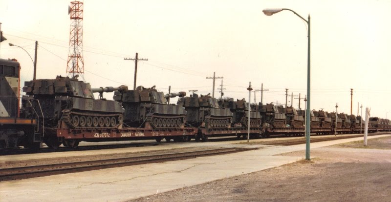 Trackside Treasure: Canadian Forces move by rail