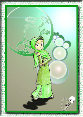 Cute Muslimah Anime