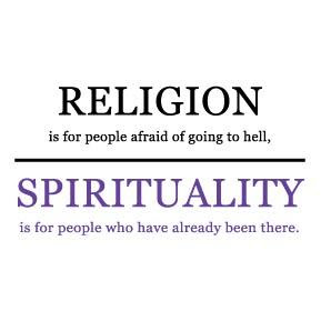 On Faith Vs Spirituality