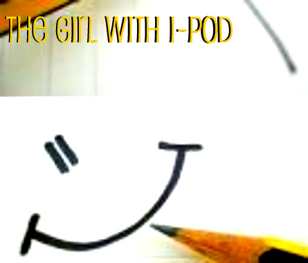 The girl with i-pod