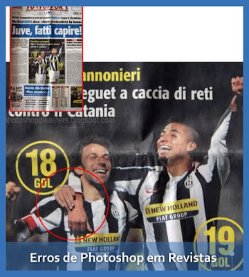 Erros de Photoshop em Revistas