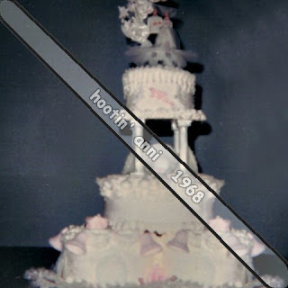 Our Wedding Cake - My best friend, Teri, made it for a gift to me!