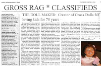 Looks like a gross doll to me! Yes, indeed -Meet Gross Gretchen
