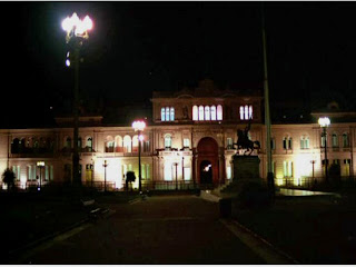 Buenos Aires Pink Palace -Governor --Evita Peron made her famous speech here