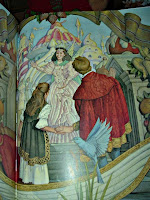 Maria is greeted by the prince & stately lady in white -a fairy?