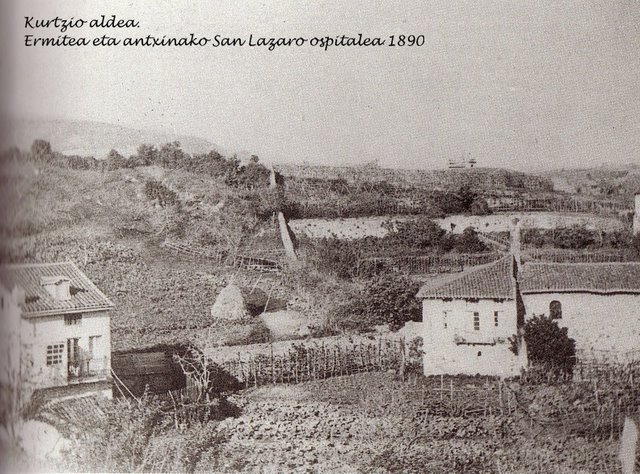 [1890.+Kurtxio+alsea.Ermitea+eta+antxinako+San+Lazaro+ospitalea.jpg]