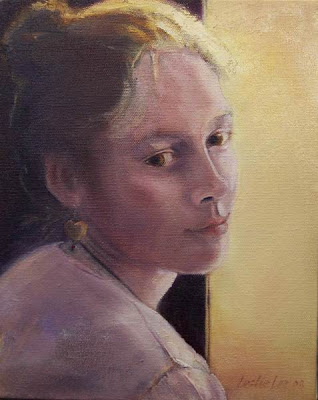 Girl with the Heart Earring