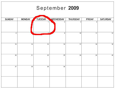 It#39;s 1 September. 2009 september calendar. It#39;s 1 September.
