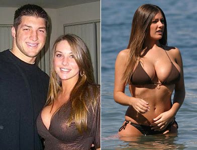 I honestly thought she was Tim Tebow's girlfriend. 