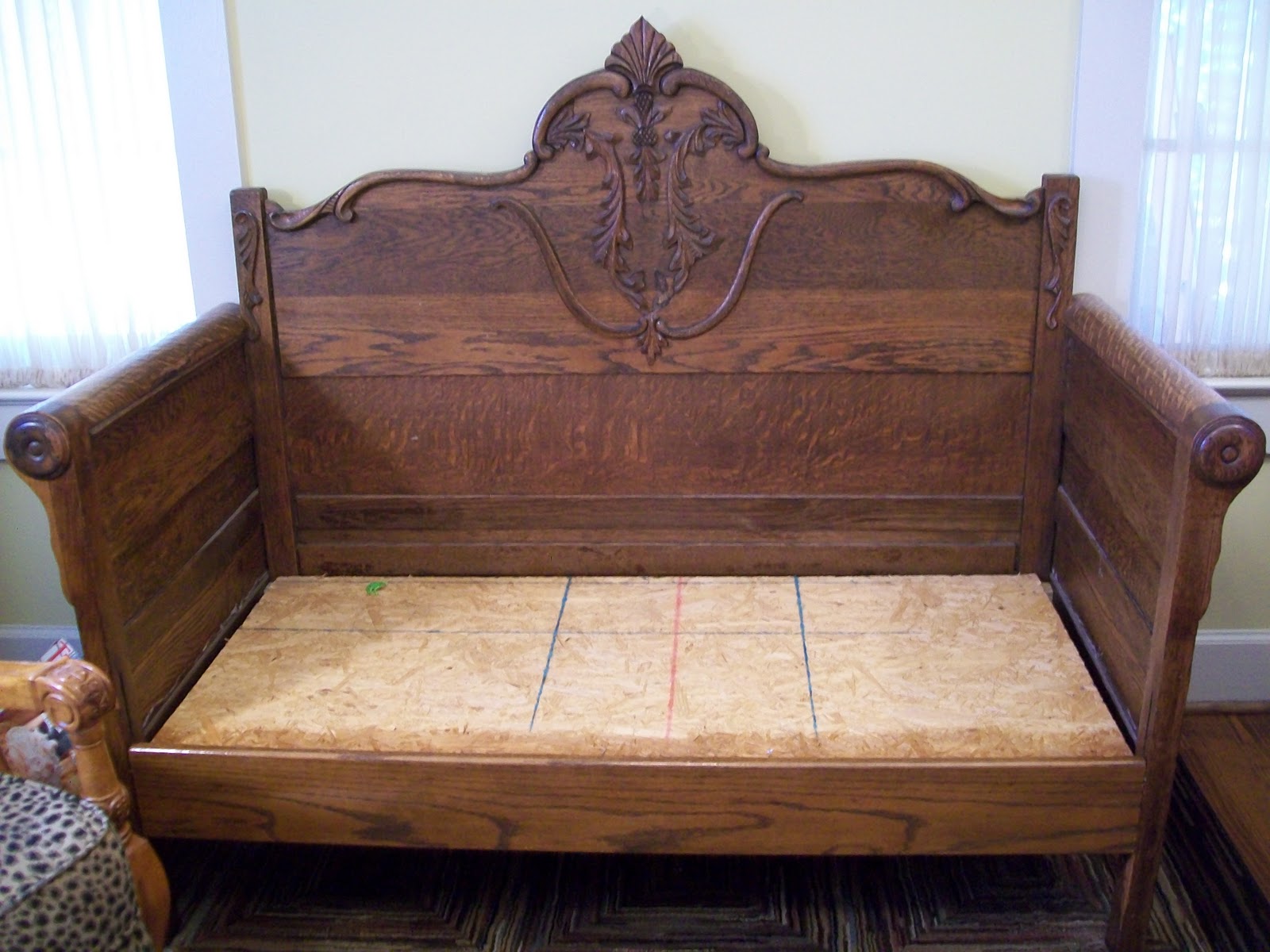 Cottage Hill TV Tray & Loveseat Redo