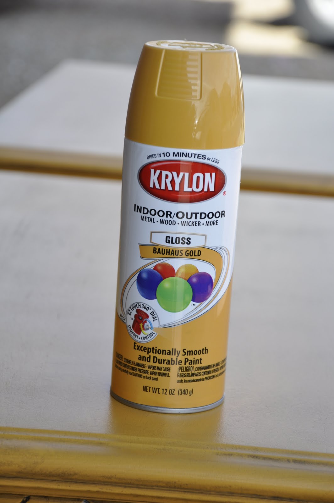 Krylon Matte Faux Snow White Spray Paint (NET WT. 12-oz) in the